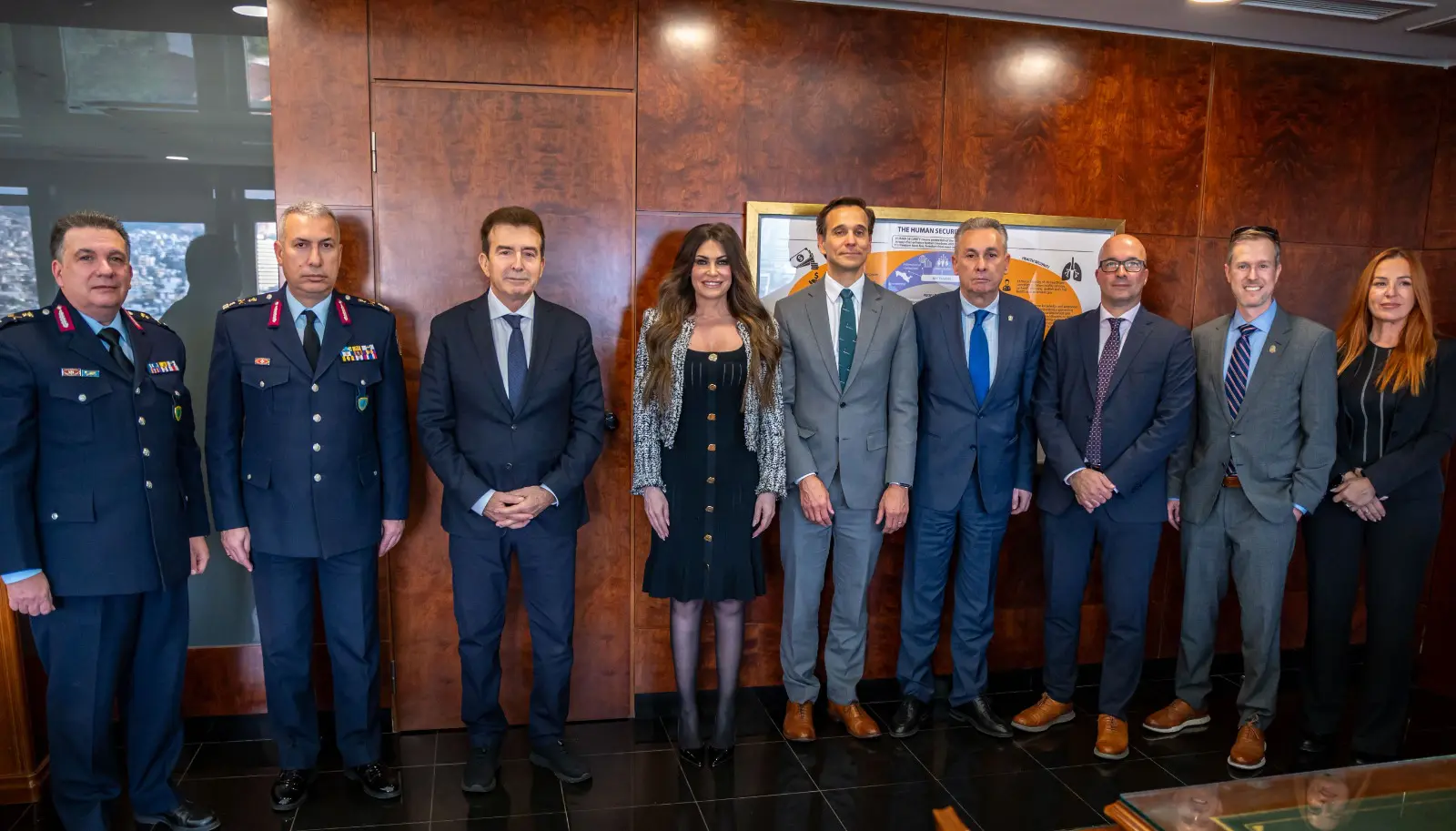 Συνάντηση του Μ. Χρυσοχοΐδη με την Κίμπερλι Γκίλφοιλ