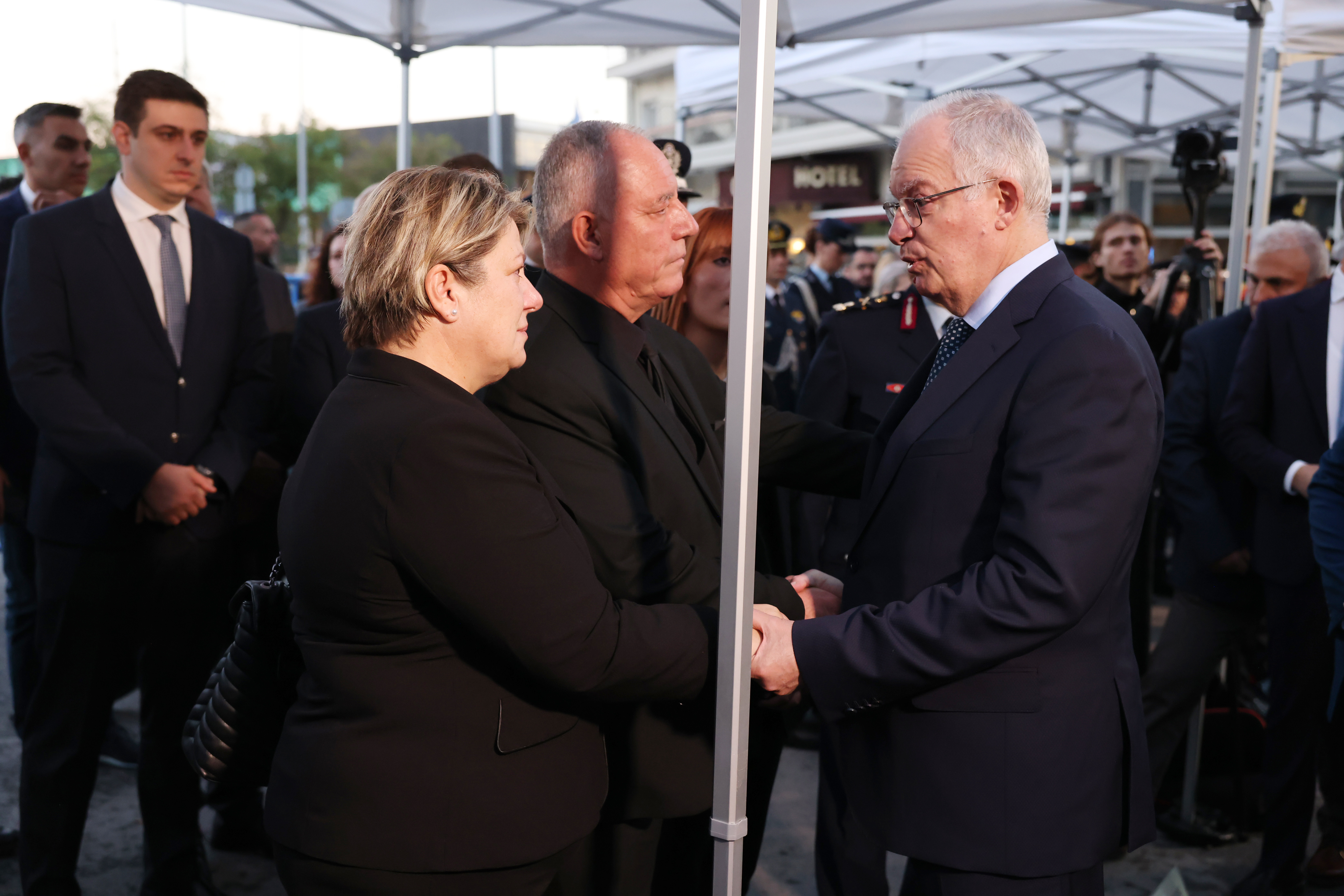 αποκαλυπτήρια της προτομής του Γιώργου Λυγγερίδη στη Θεσσαλονίκη 