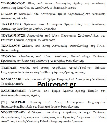 Αστυνομικών Διευθυντών