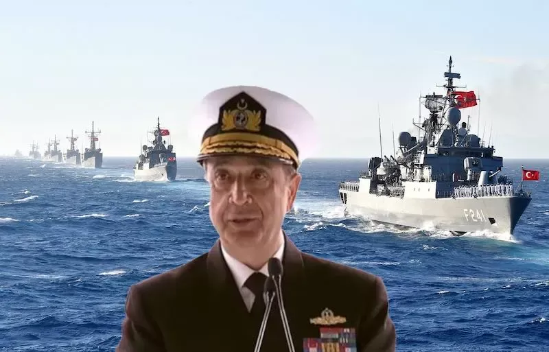 Μόνιμη ναυτική βάση στα κατεχόμενα εξήγγειλε ο Αρχηγός Πολεμικού Ναυτικού της Τουρκίας