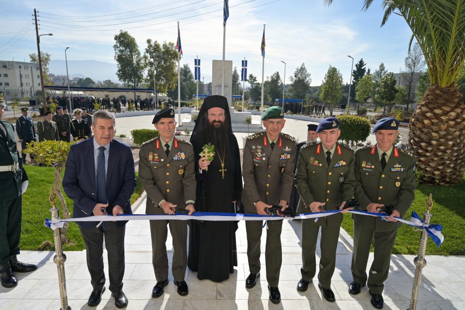 Εγκαίνια του νέου στρατηγείου της Διοίκησης Υποστήριξης Βάσης στο στρατόπεδο «Καραϊσκάκη Β» στο Χαϊδάρι 