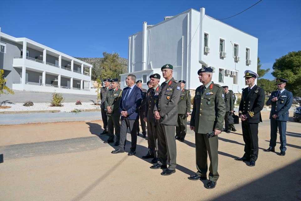 Εγκαίνια του νέου στρατηγείου της Διοίκησης Υποστήριξης Βάσης στο στρατόπεδο «Καραϊσκάκη Β» στο Χαϊδάρι 