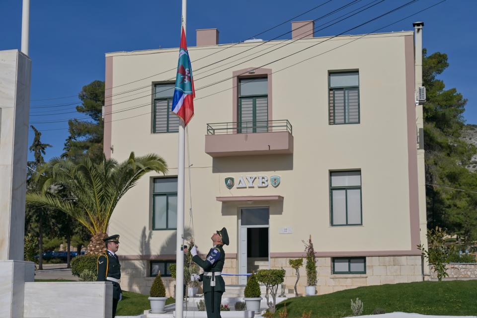 Εγκαίνια του νέου στρατηγείου της Διοίκησης Υποστήριξης Βάσης στο στρατόπεδο «Καραϊσκάκη Β» στο Χαϊδάρι 