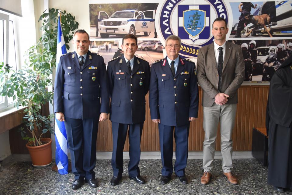 Εκπροσώπηση Ε.Α.Α.Μ.Θ. στην τελετή παράδοσης - παραλαβής καθηκόντων Διευθυντή Αστυνομίας Καβάλας