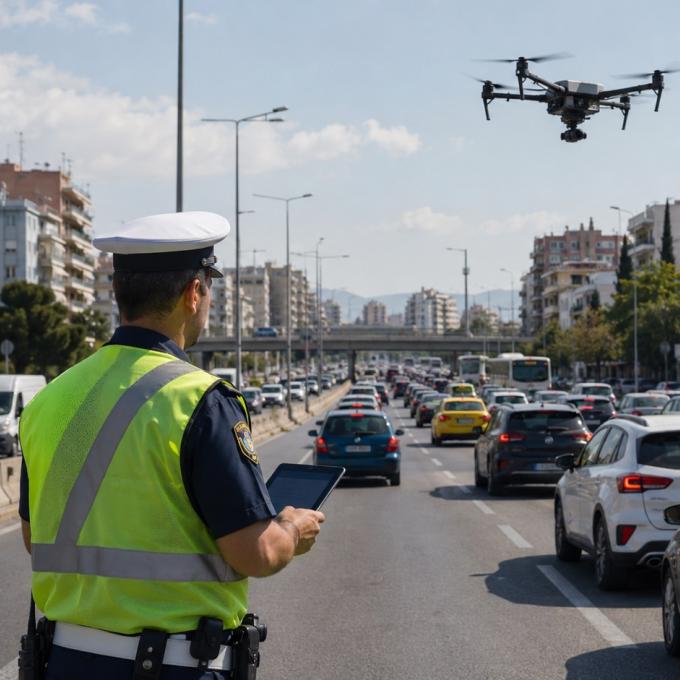 Επιχειρησιακό σχέδιο «ΚΟΜΒΟΣ»: Το πλάνο της Τροχαίας για την αντιμετώπιση του κυκλοφοριακού με drones – Πότε θα έχουμε την πλήρη λειτουργία του;