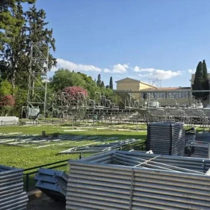 Ζάππειο: Ξηλώνεται το νέο αμφιθέατρο μετά τις αντιδράσεις - Ακυρώνονται οι εκδηλώσεις