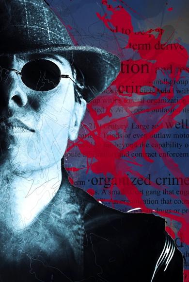 gangster γυαλιά καπέλο