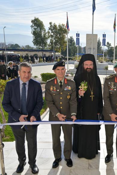 Εγκαίνια του νέου στρατηγείου της Διοίκησης Υποστήριξης Βάσης στο στρατόπεδο «Καραϊσκάκη Β» στο Χαϊδάρι 