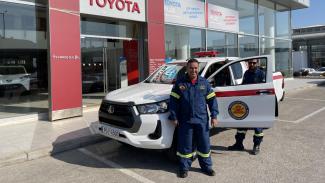 Ένα νέο Toyota Hilux ρίχνεται στη μάχη με τις φλόγες