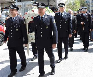 Περιφορά Επιταφίου παρεκκλησίου Αγίου Αρτεμίου Αστυνομικών Υπηρεσιών Κέρκυρας