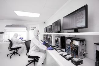 Ένα εργαστήριο ψηφιακής εγκληματολογίας σε ένα μικρό αστυνομικό τμήμα στο Οχάιο