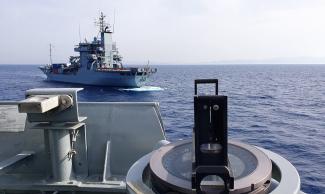 Συνεκπαίδευση ναρκοθηρευτικού ελληνικού Πολεμικού Ναυτικού
