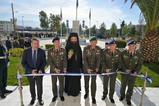 Εγκαίνια του νέου στρατηγείου της Διοίκησης Υποστήριξης Βάσης στο στρατόπεδο «Καραϊσκάκη Β» στο Χαϊδάρι 
