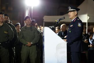 αποκαλυπτήρια της προτομής του Γιώργου Λυγγερίδη στη Θεσσαλονίκη 