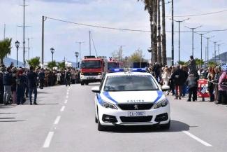 Σαλαμίνα: Η συμμετοχή των Σωμάτων Ασφαλείας που ξεχώρισε στον φετινό εορτασμό της 25ης Μαρτίου