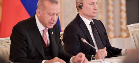 Τηλεφωνική επικοινωνία Πούτιν-Ερντογάν 