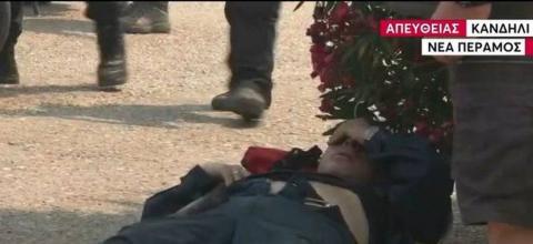 Πυροσβέστης λιποθύμησε από την εξάντληση και την αποπνικτική