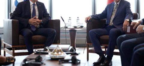 Κυριάκου Μητσοτάκη - Ταγίπ Ερντογάν 