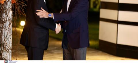 ΣΥΝΑΝΤΗΣΗ ΤΟΥ ΠΡΩΘΥΠΟΥΡΓΟΥ ΚΥΡΙΑΚΟΥ ΜΗΤΣΟΤΑΚΗ ΜΕ ΤΟ ΥΠΟΥΡΓΟ ΕΞΩΤΕΡΙΚΩΝ ΤΩΝ ΗΠΑ ΑΝΤΟΝΙ ΜΠΛΙΝΚΕΝ ΣΤΑ ΧΑΝΙΑ