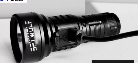 Spywolf Helios Πανίσχυρος Επαναφορτιζόμενος Επαγγελματικός Φακός LED από την IDEA HELLAS