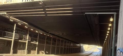 Σε ποιο σημείο της Αθήνας η οροφή γέφυρας είναι έτοιμη να καταρρεύσει;