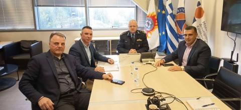 συνάντηση της Π.Ο.Ε.Υ.Π.Σ. με τον Αρχηγό του Πυροσβεστικού Σώματος