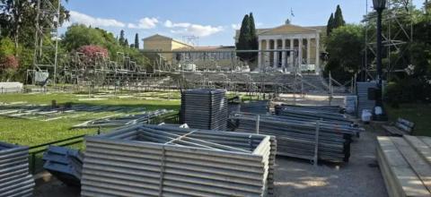 Ζάππειο: Ξηλώνεται το νέο αμφιθέατρο μετά τις αντιδράσεις - Ακυρώνονται οι εκδηλώσεις