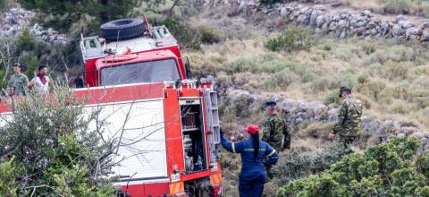 Φωτιά στην περιοχή Κοσκινού στη Ρόδο - Μεγάλη κινητοποίηση της Πυροσβεστικής